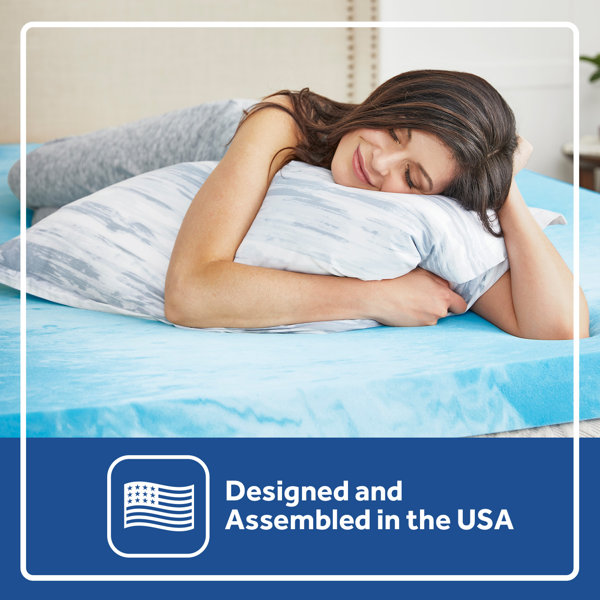 SealyChill 4" Memory Foam Mattress Topper & Reviews Wayfair